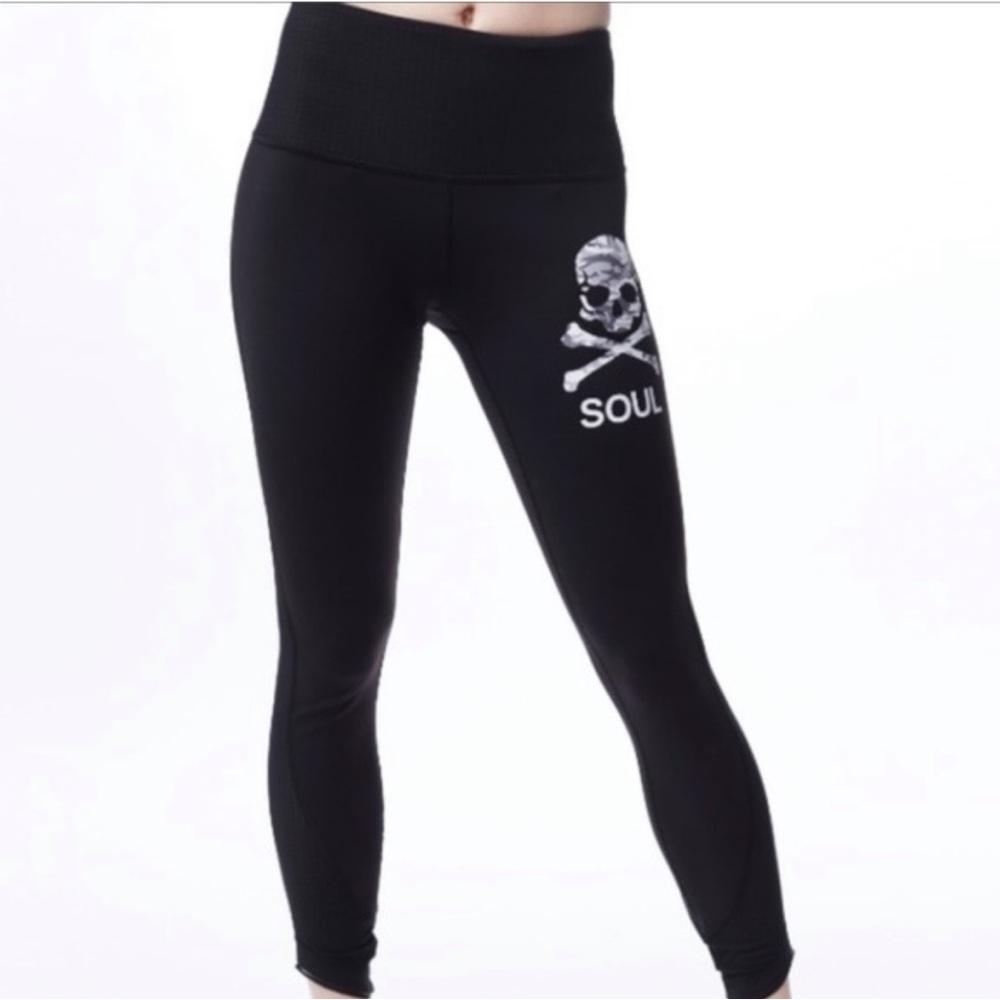 Lululemon Soul Cycle High-Rise Skull Leggings